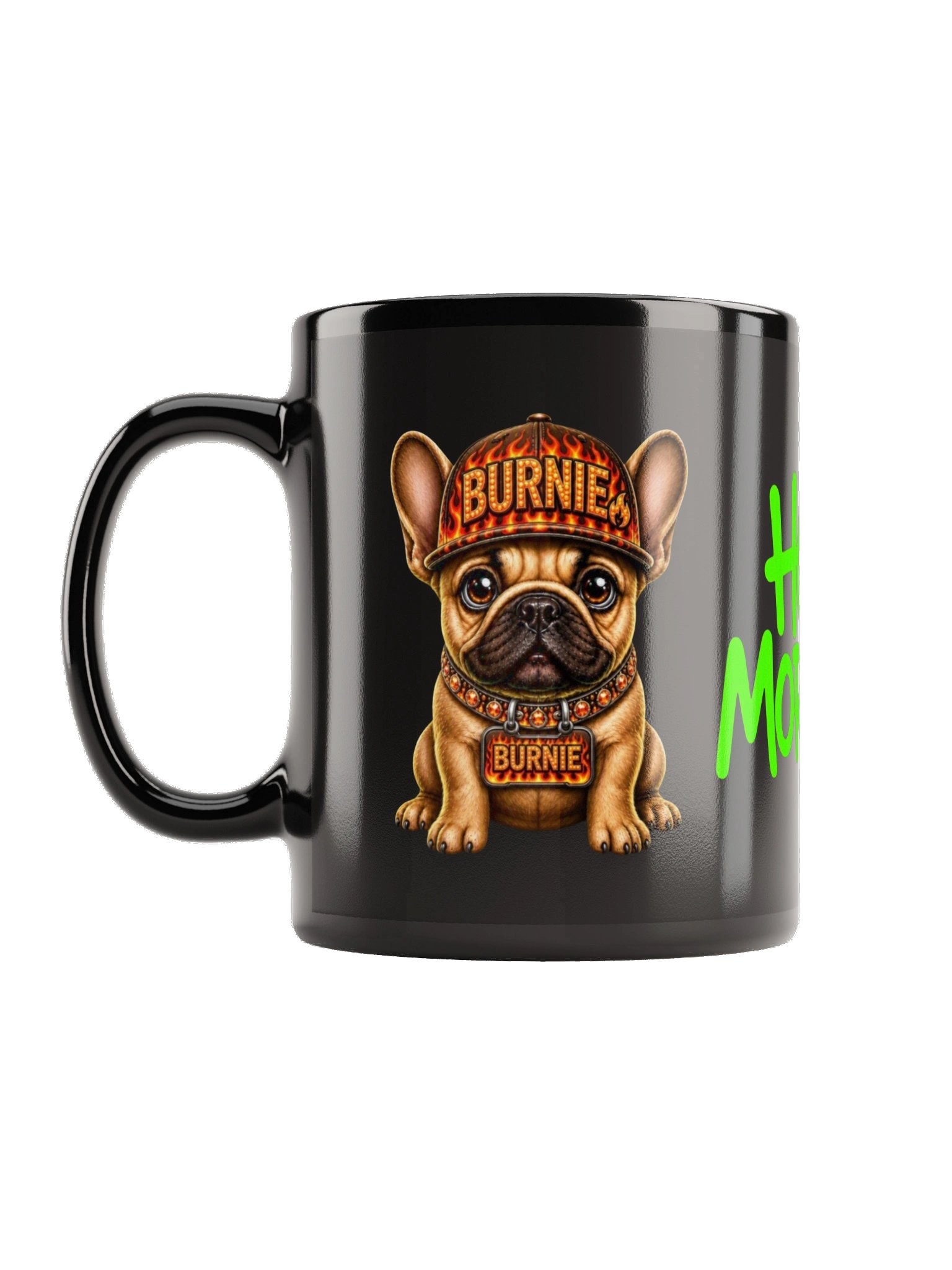BURNIE FLAMES HOOD MORNING BLACK product image (1)