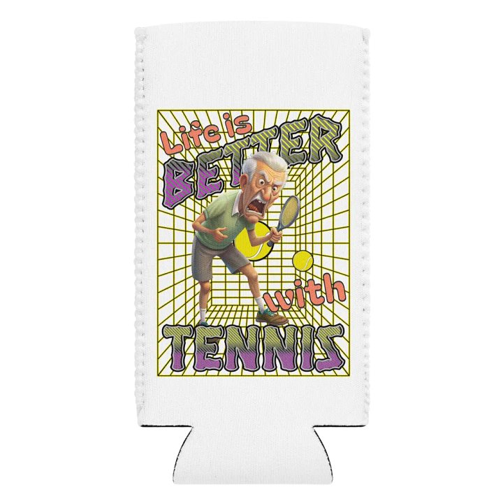 Life Is Better With Tennis Male Golden Years Coozie product image (2)