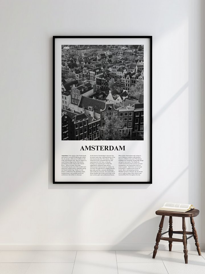 Amsterdam 02 Newspaper Poster product image (2)