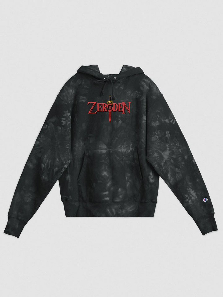 Premium Embroidered Zeroden Tie-Dyed Hoodie product image (1)