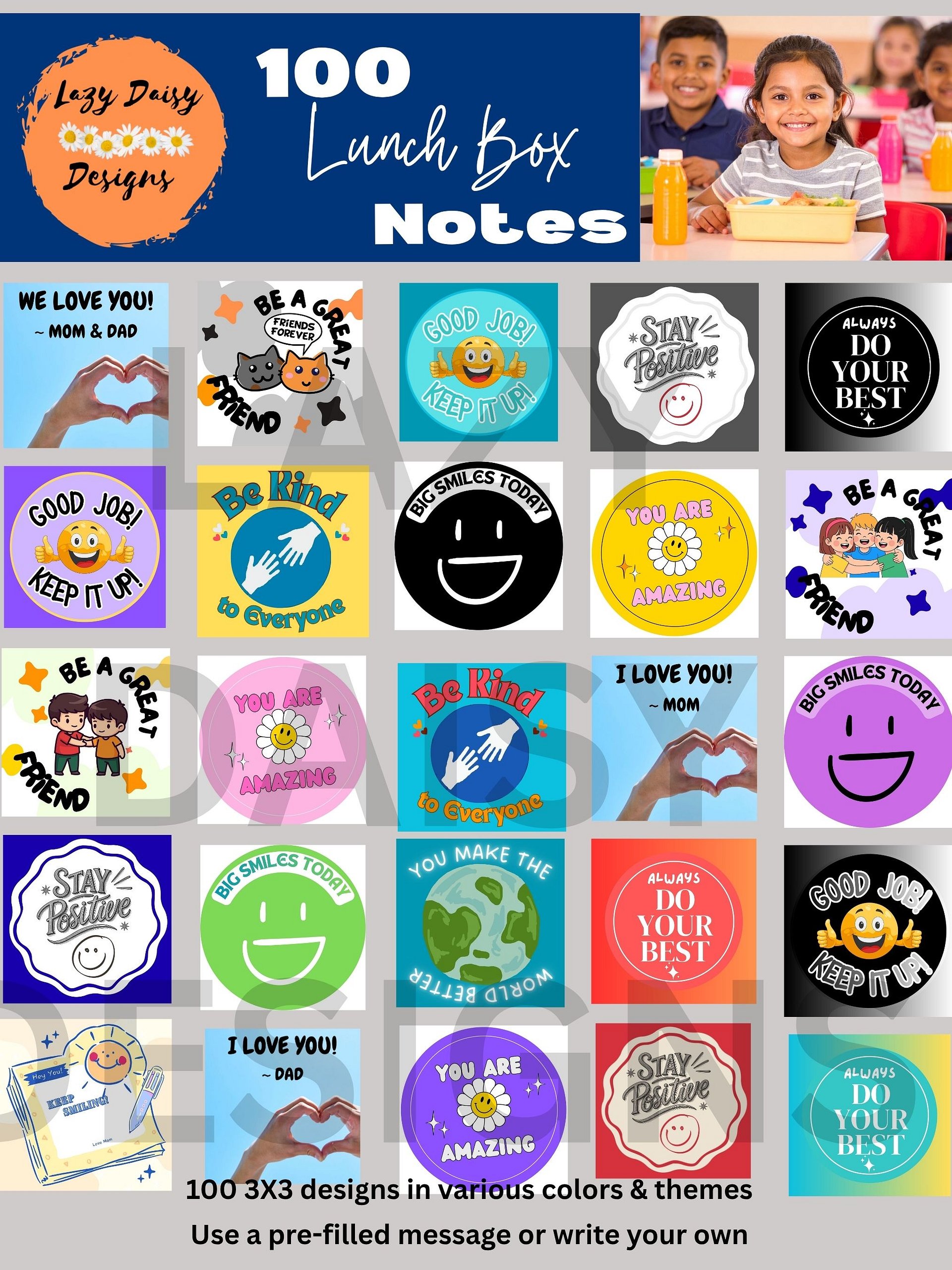 Lunch Box Notes - 100 Designs product image (4)