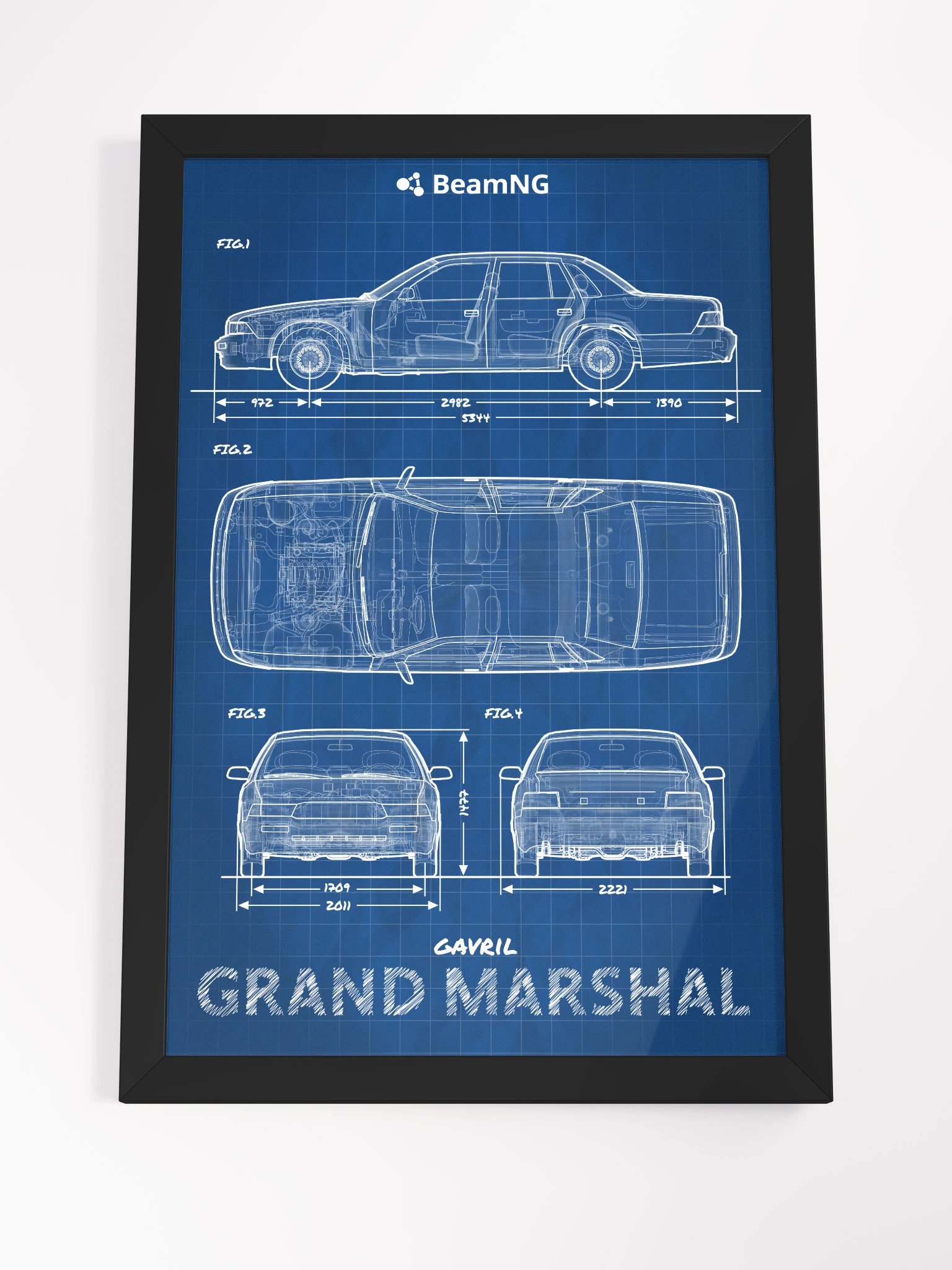 Framed Poster: Gavril Grand Marshal Blueprint product image (4)