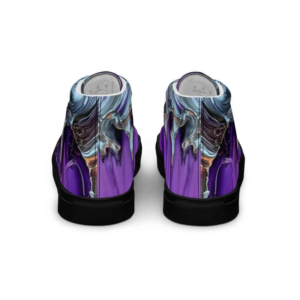 Women's Purple Metallic Fusion High Tops product image (5)