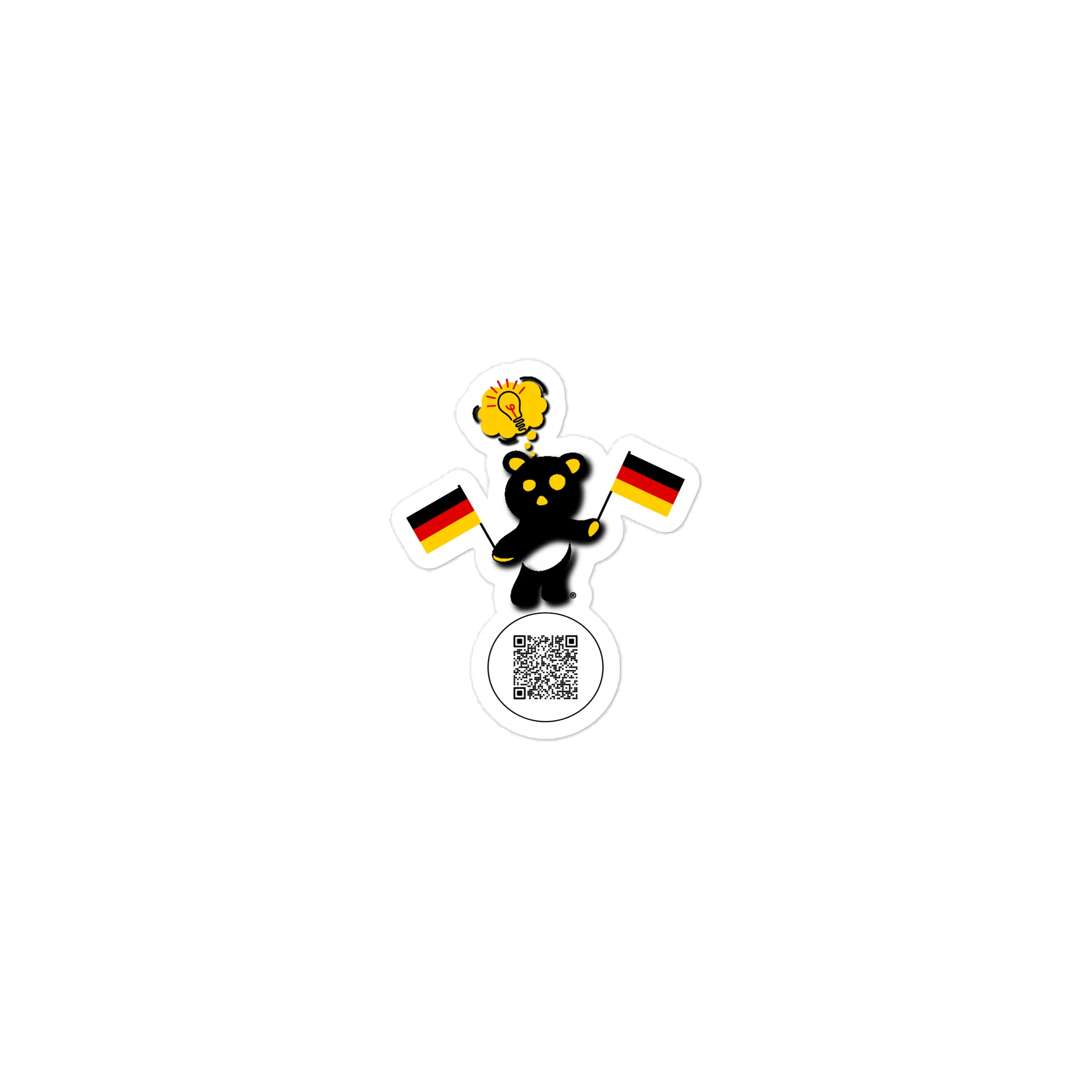 Germany — Country Bear Sticker | BehrBrained Media product image (1)