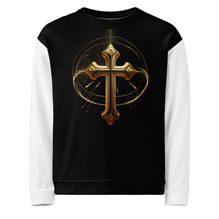 A Golden Angel and Cross - Unisex Sweatshirt #6 product image (1)