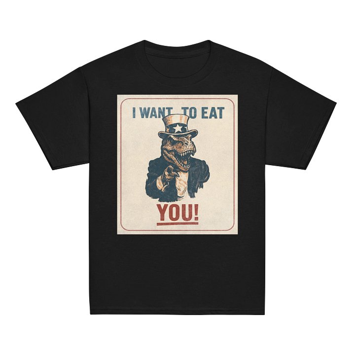 Uncle Sam T. Rex Poster Funny Dinosaur Shirt product image (2)