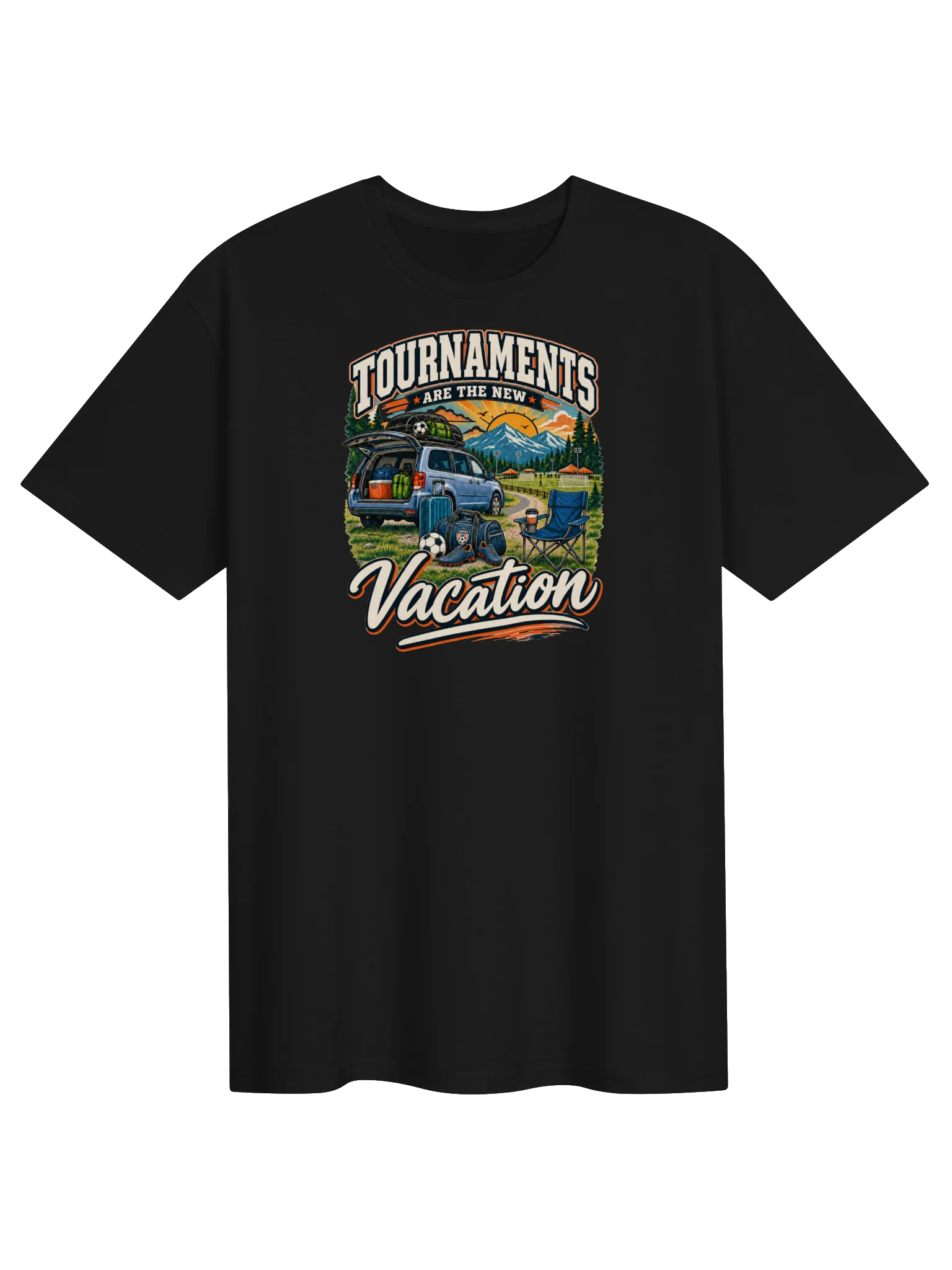 Tournaments Are the New Vacation Soccer Tee product image (1)