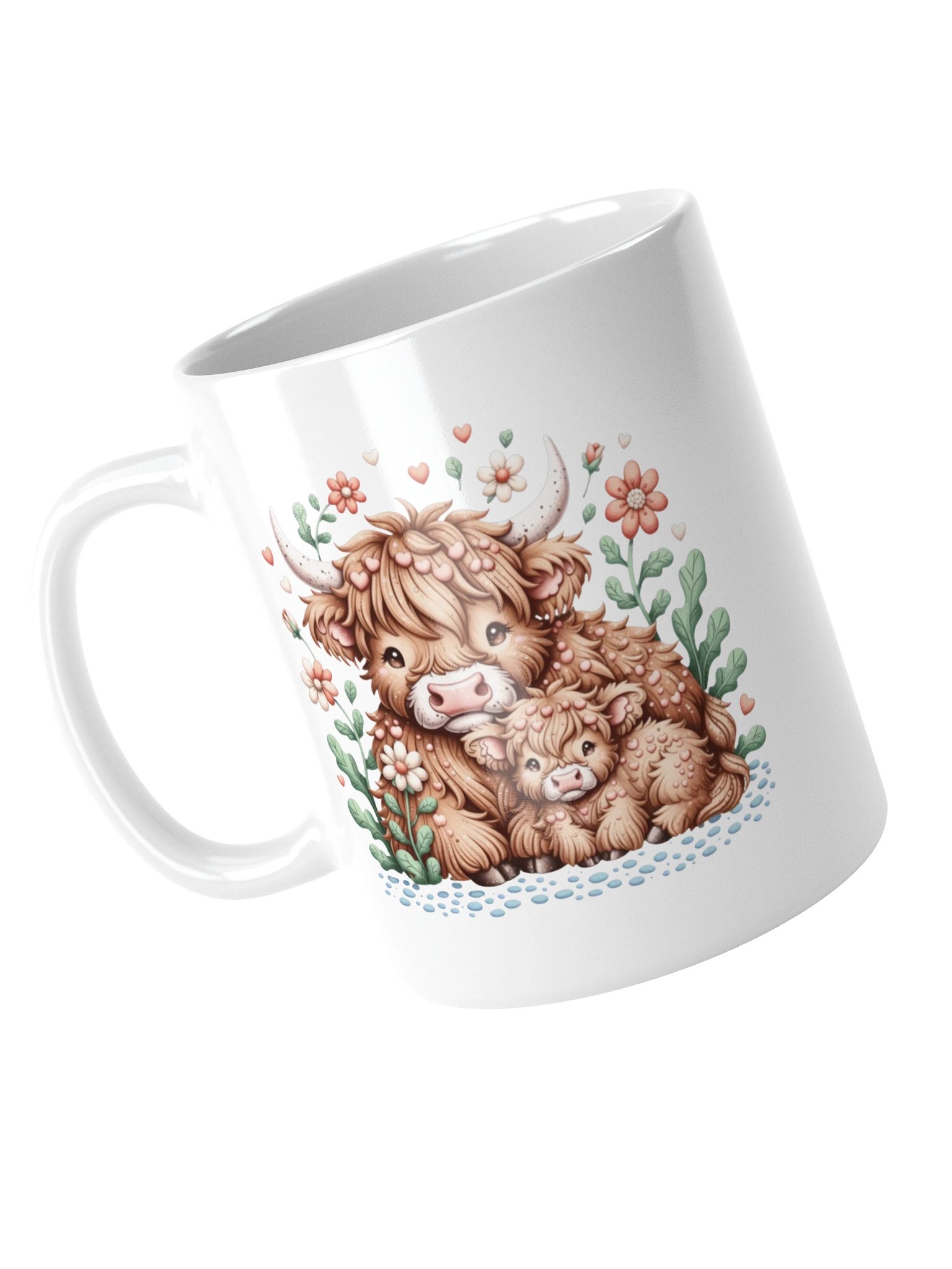 Highland Cow Mama Love Coffee Mug product image (13)