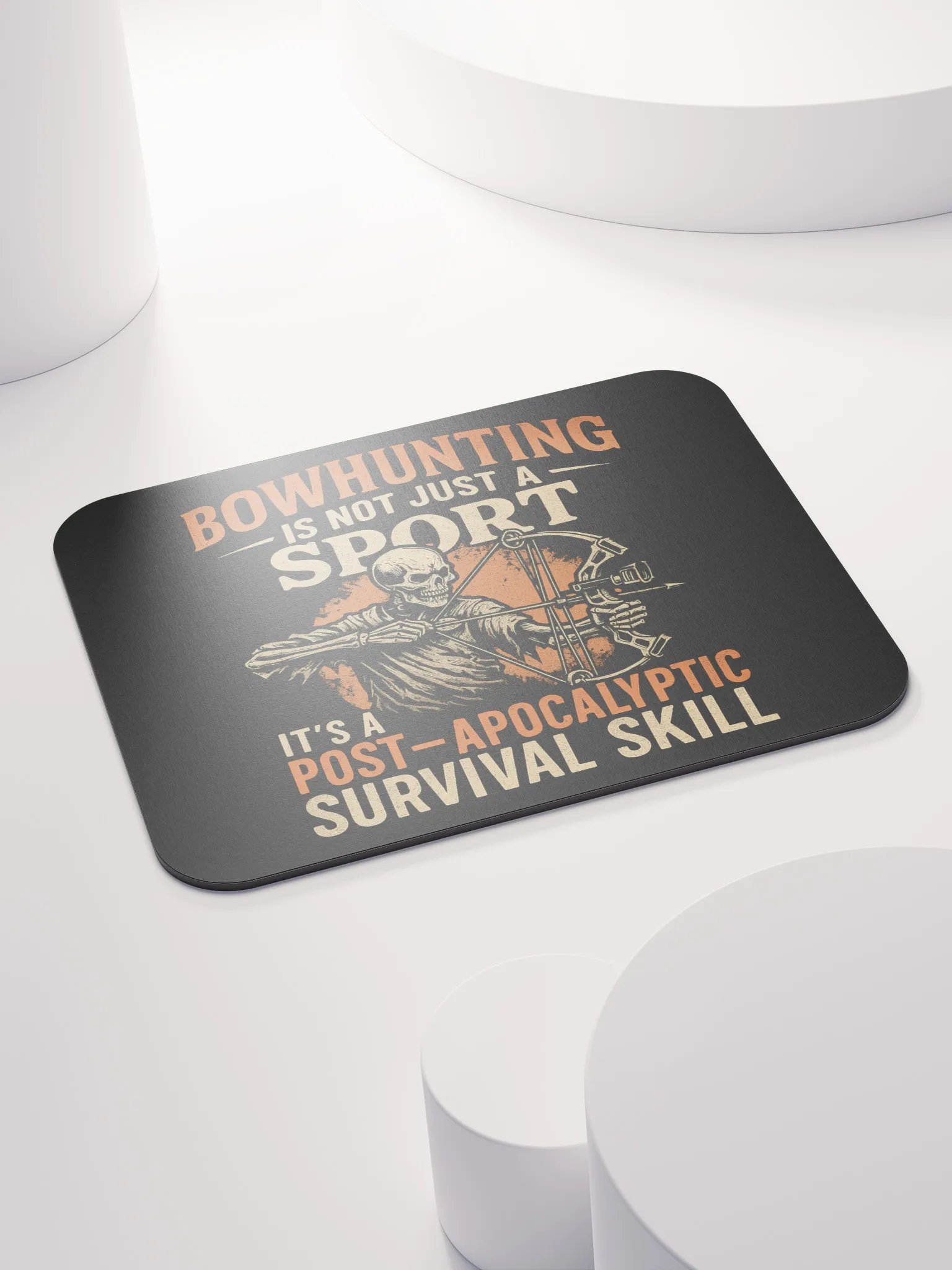 Bowhunting Mouse Pad – Post-Apocalyptic Workstation Humor product image (4)