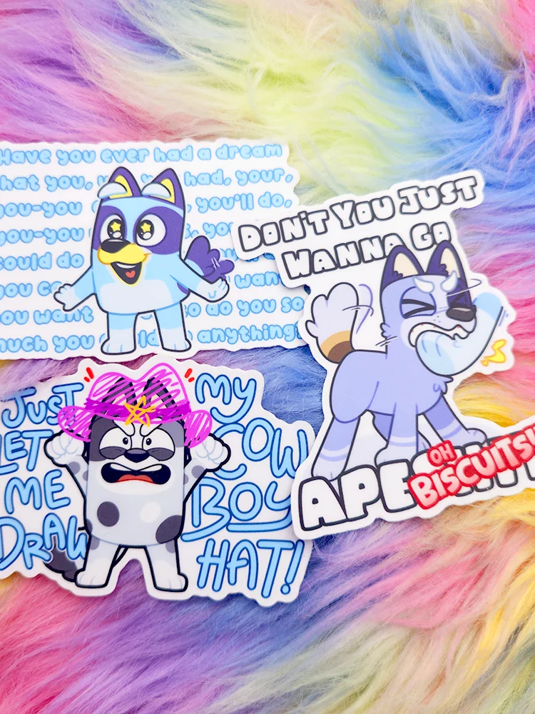 Blue Doggies | Sticker Set product image (1)