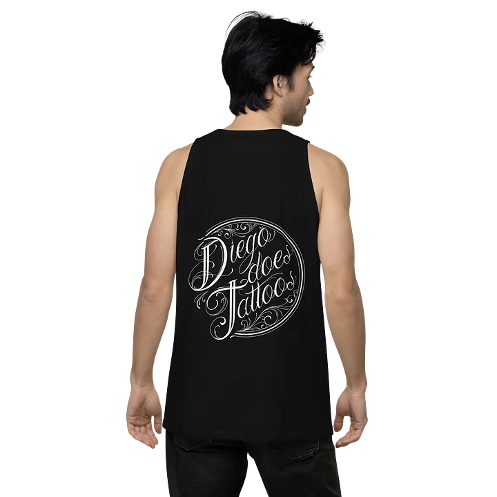 White Logo singlet - male product image (1)