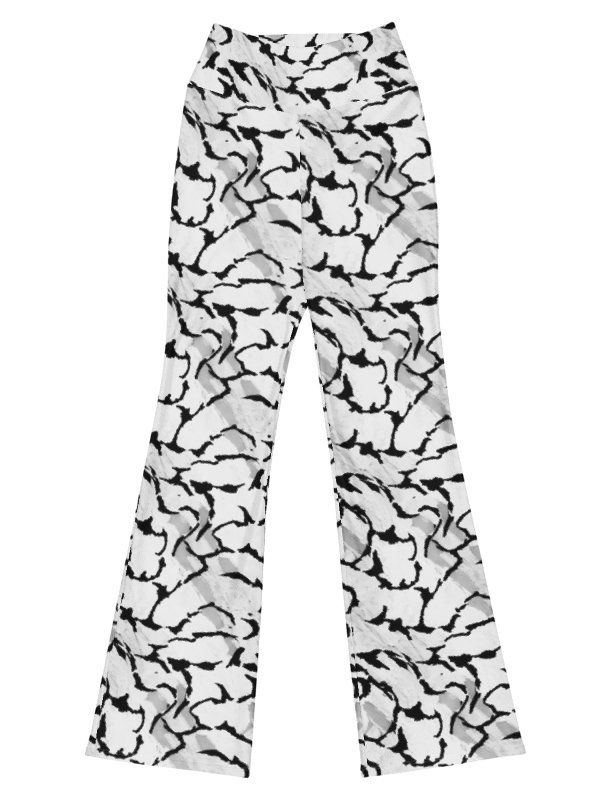 Black White Flare Leggings product image (1)