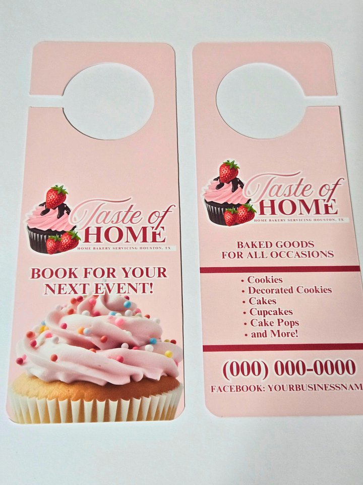 Laminated Door Hangers - Thicker product image (1)