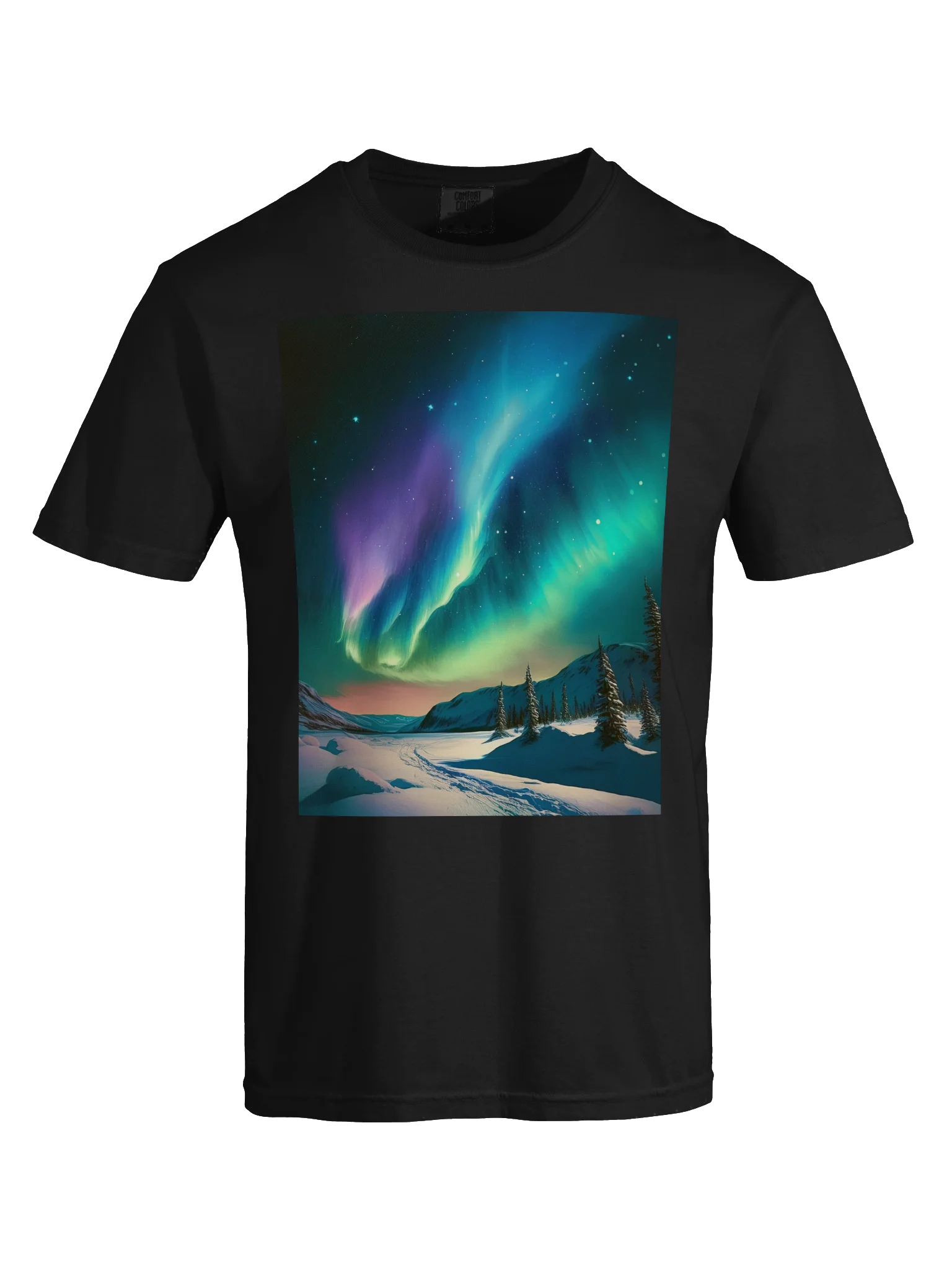 Aurora Night Sky Heavyweight Tee product image (9)
