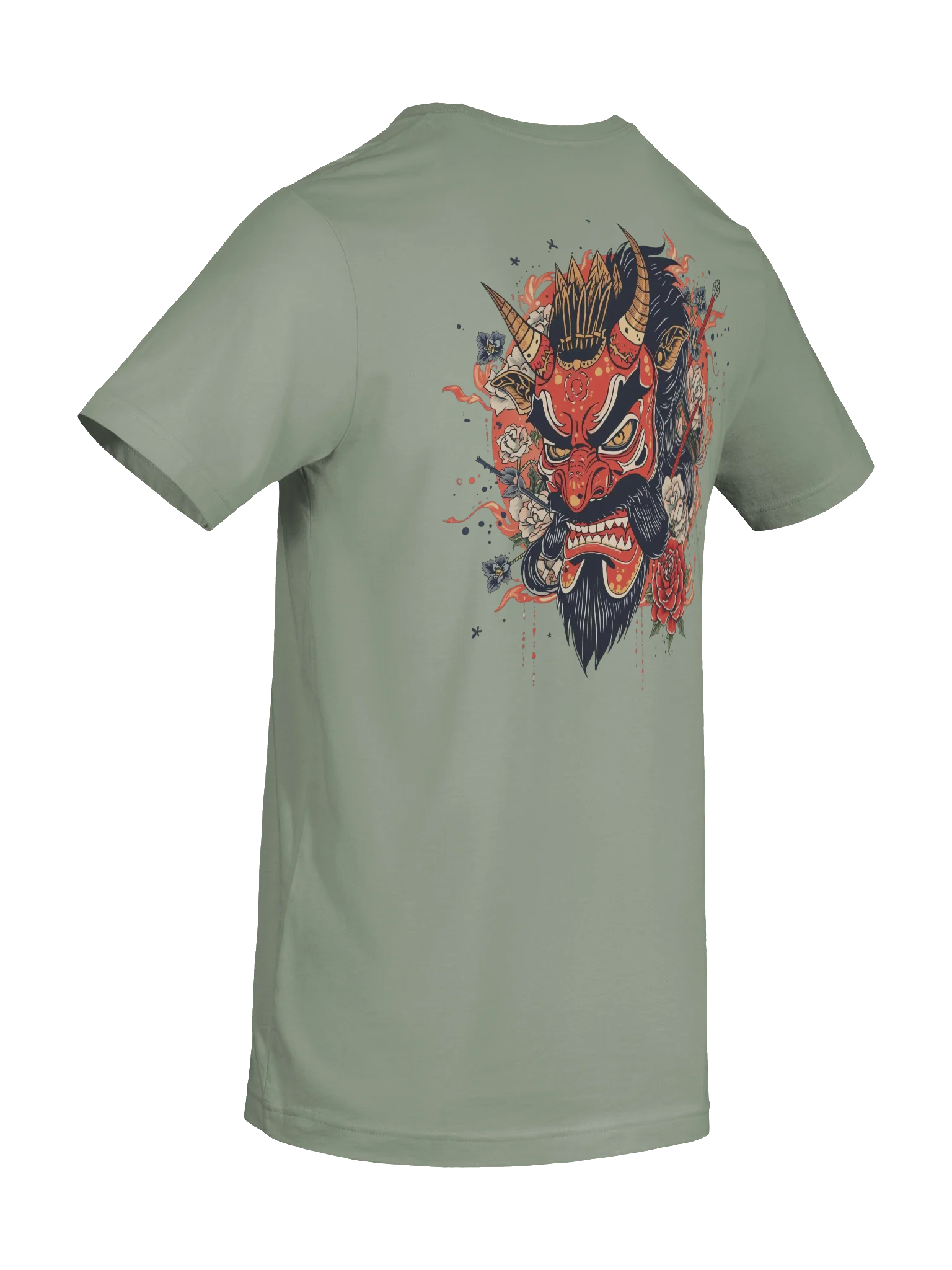The Bold Oni Mask Streetwear T-Shirt product image (8)