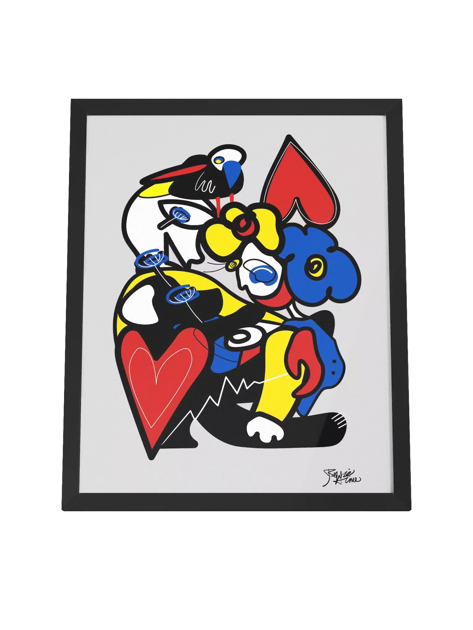 Framed Poster Wall Art: The beauty of loving a dog product image (4)