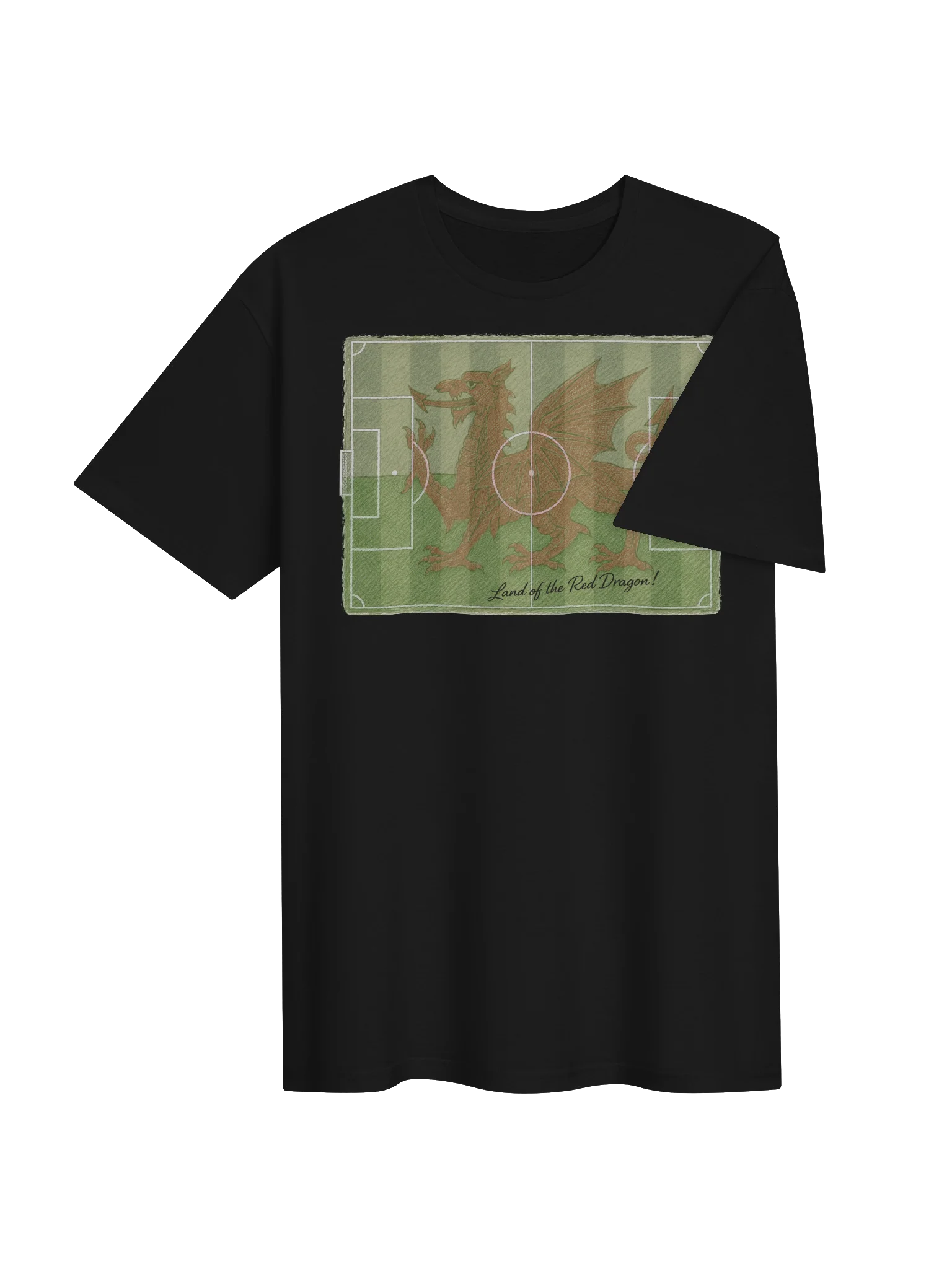 Land of the Red Dragon Football Tee product image (4)