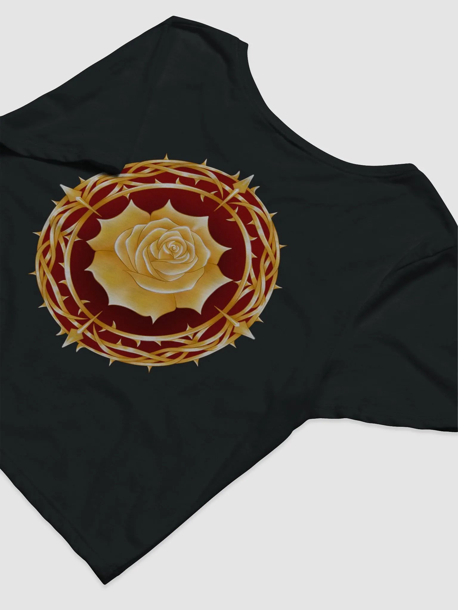 The Golden Rose Crop T-Shirt product image (11)