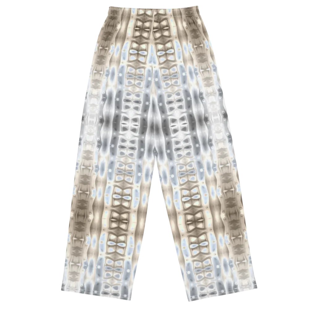 Abstract pattern in blue and brown, product image (2)