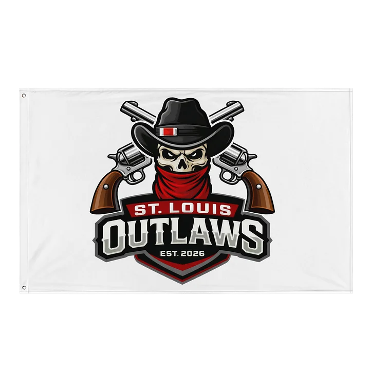 STL Outlaw Flag 34.5" x 56" product image (2)