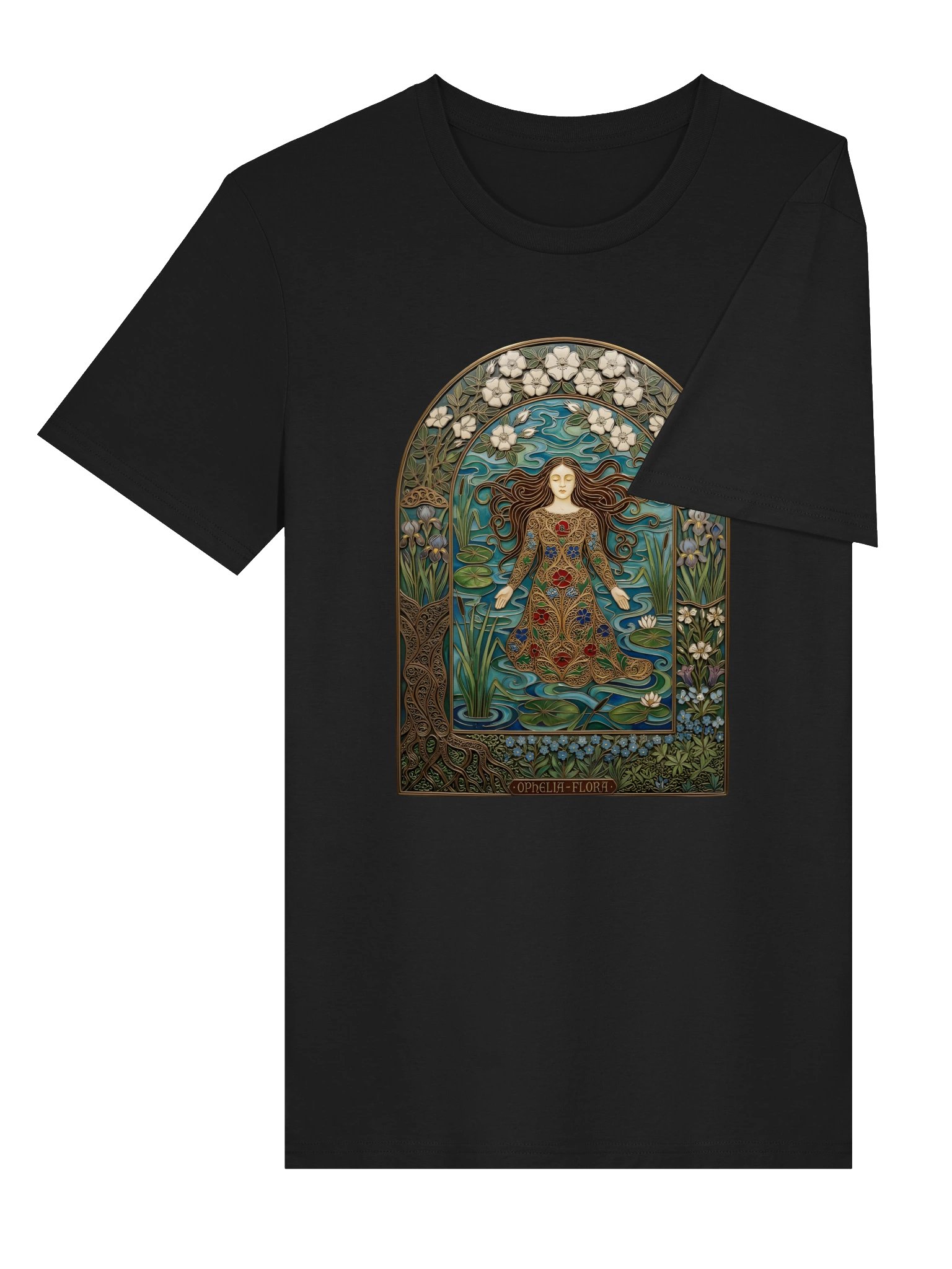 Ofelia Floral Vintage – Diseño para Camiseta product image (4)
