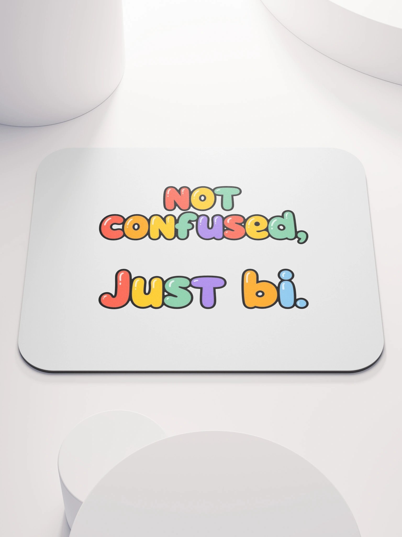 Not Confused Just BI Mouse Pad product image (1)