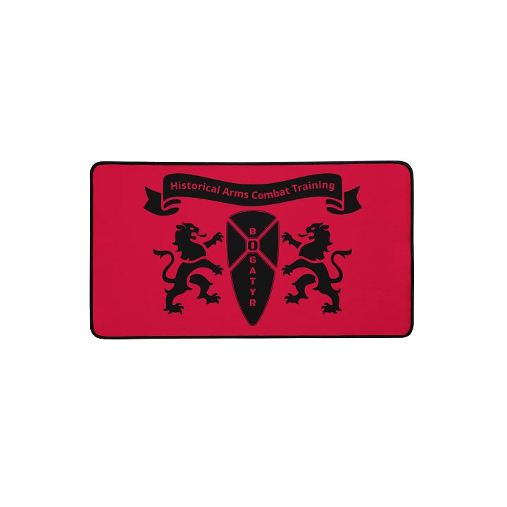 Black HACT logo Desk Mat product image (2)