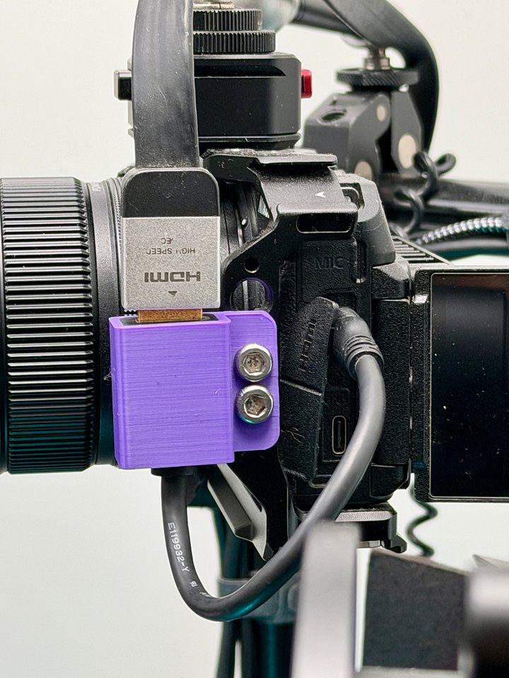 RigJunkie Micro HDMI Holder .STL File Download product image (2)