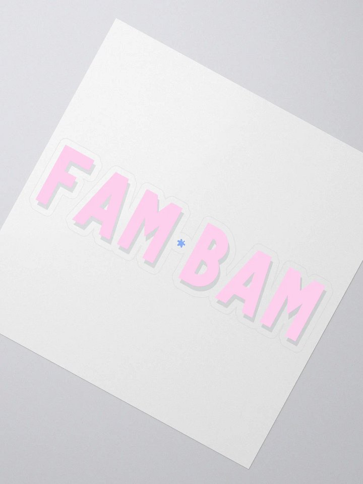 Fam Bam Pink Sticker product image (2)