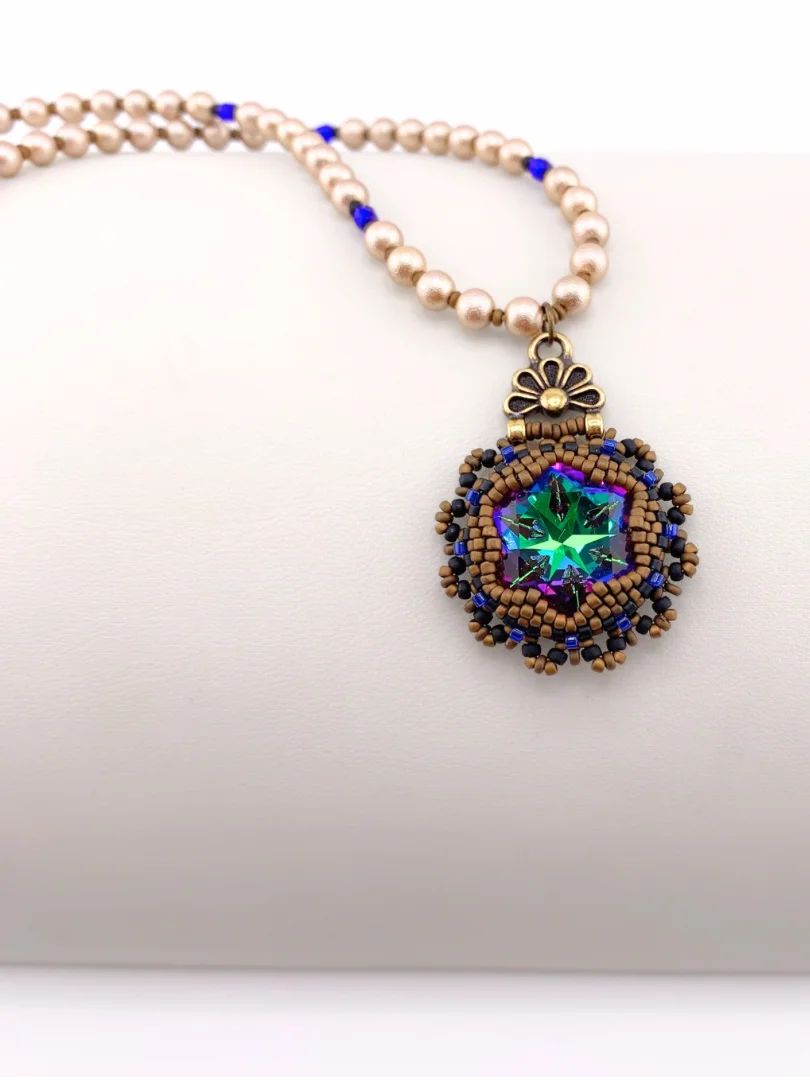 Kaleidoscope Crystal Pendant Necklace product image (4)