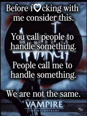 Have you ever played a character like this? #stpetebynight #vampirethemasquerade #worldofdarkness #vamily #WoD #VtM #ttrpg