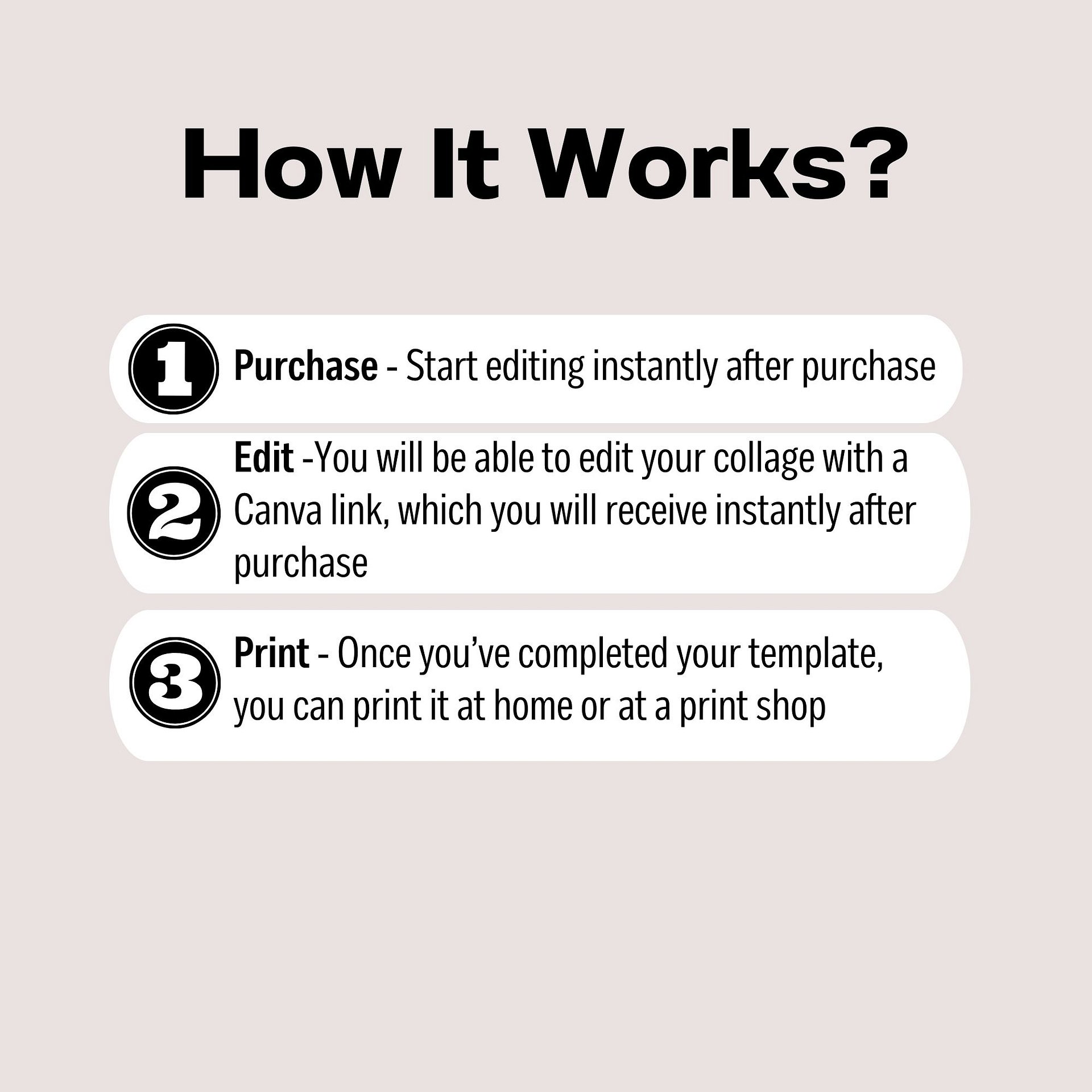 Balloons House Photo Collage Canva Template product image (9)