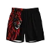Red Mane Lion Swim Trunks