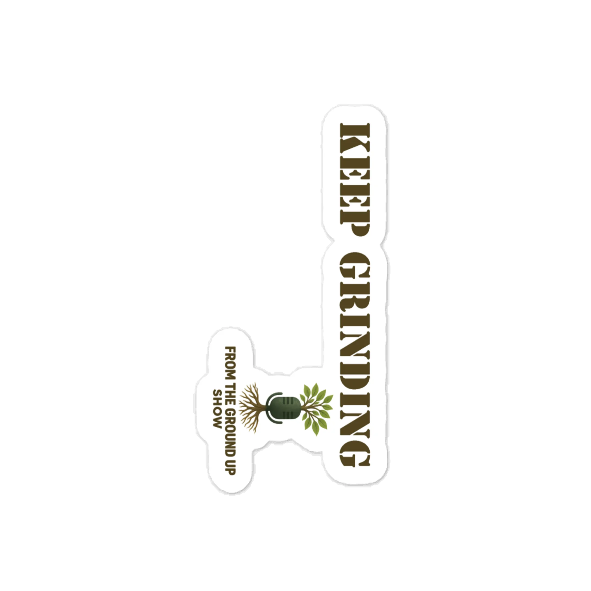 Keep Grinding Vinyl Decal product image (1)