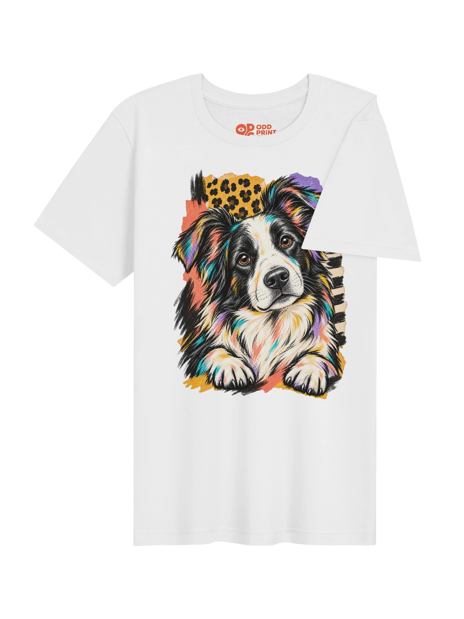 Border Collie Art T-Shirt product image (5)