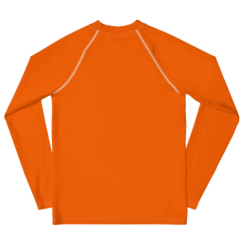 Wild Orange Neon Youth Rashguard product image (2)