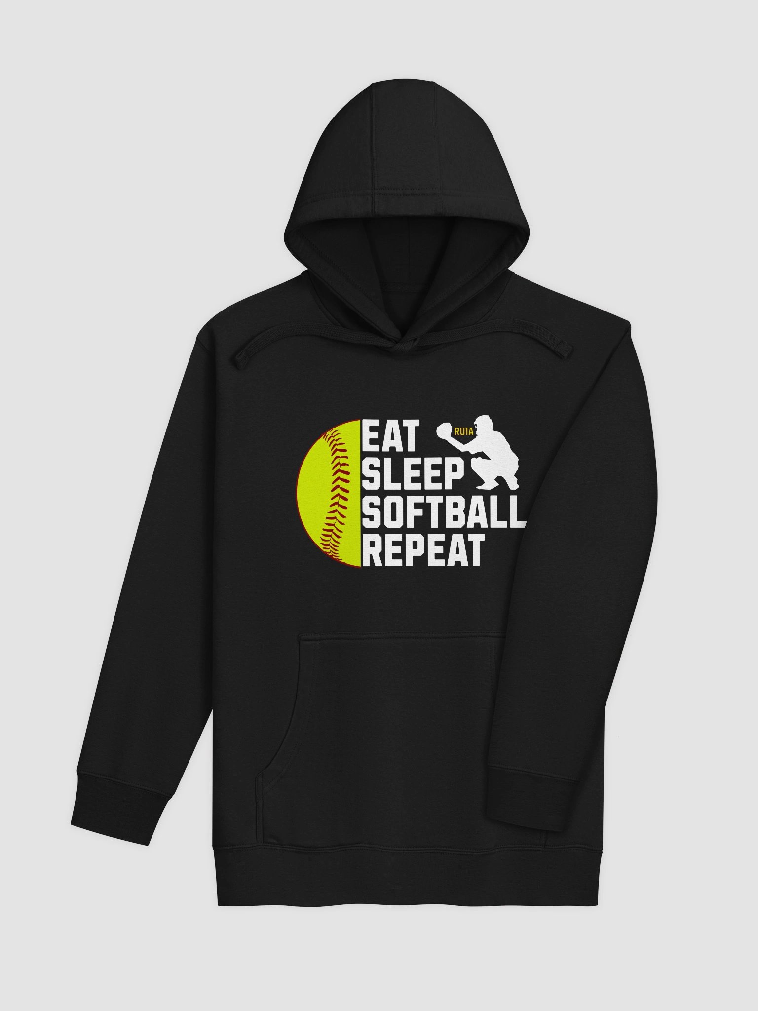Strike Out Softball Unisex Premium Hoodie product image (4)