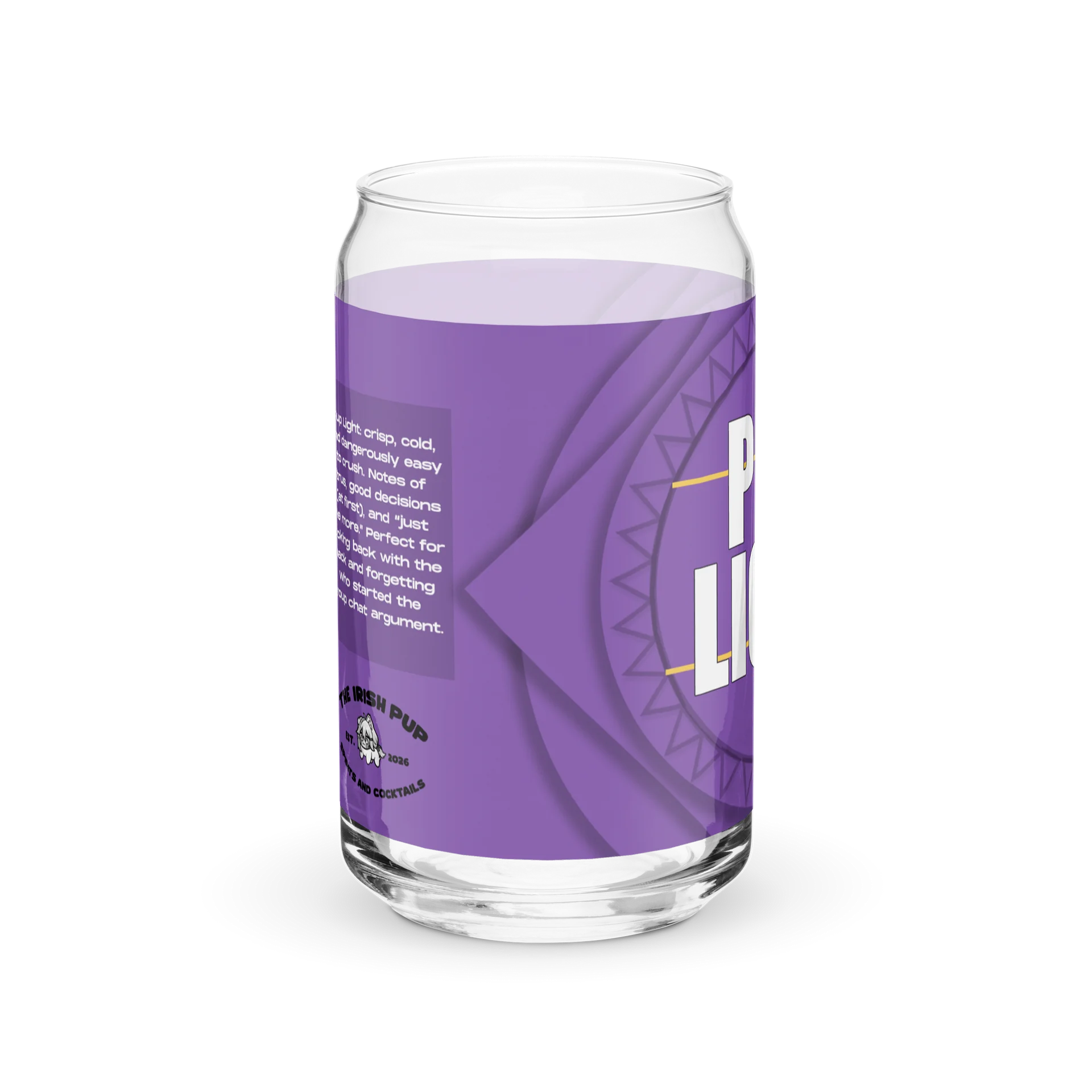 Pup Light Can-Shaped Glass product image (8)