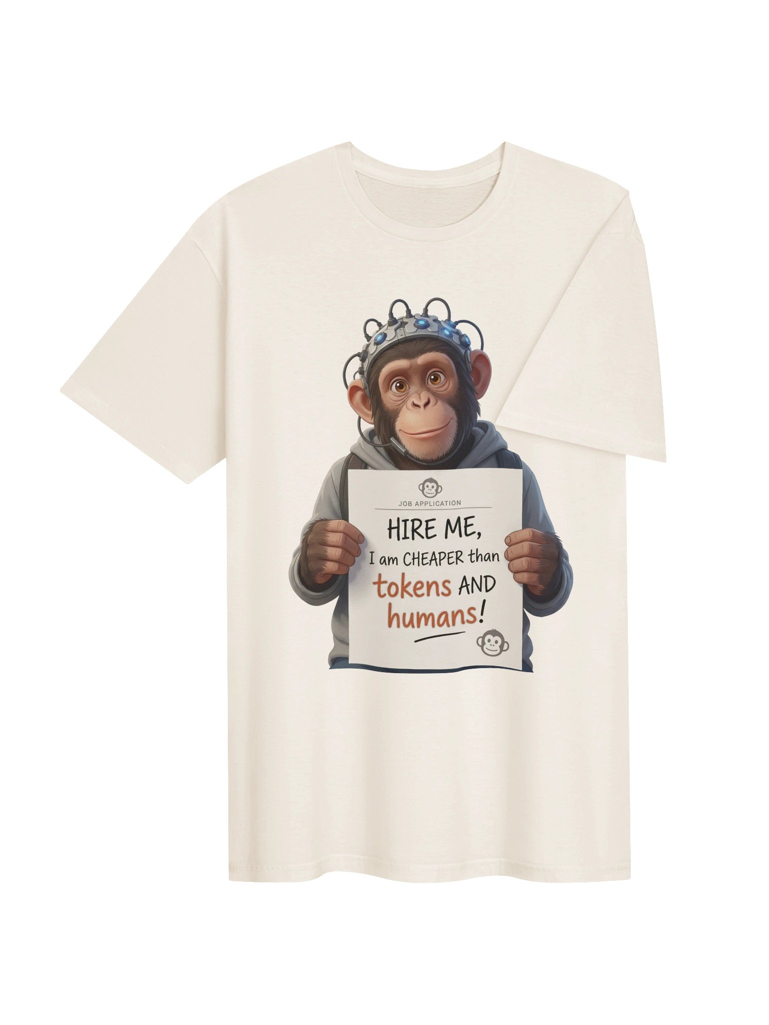 Hire Me Monkey | Future of Work AI Meme Shirt product image (124)