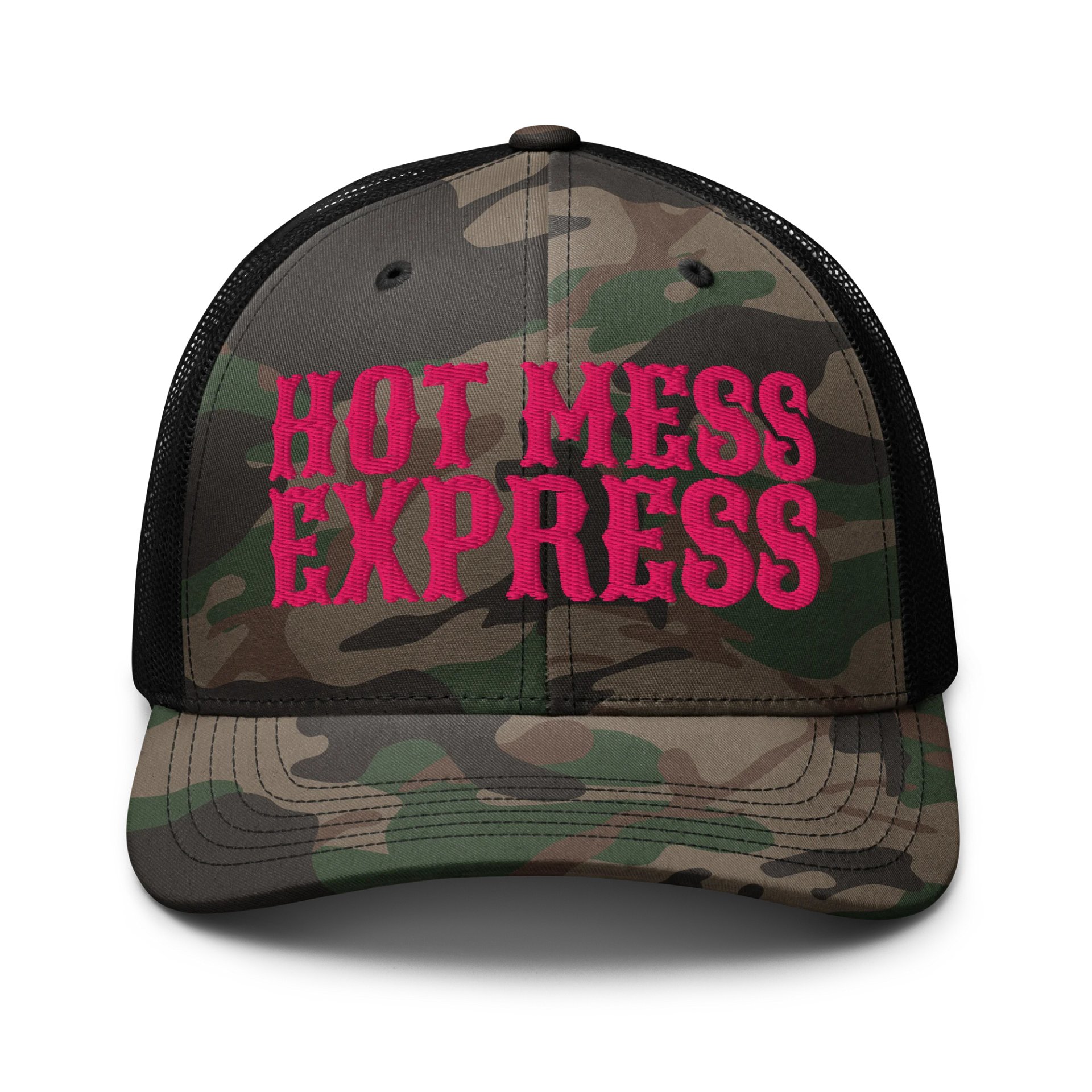 HOT MESS Camo Trucker Hat product image (1)