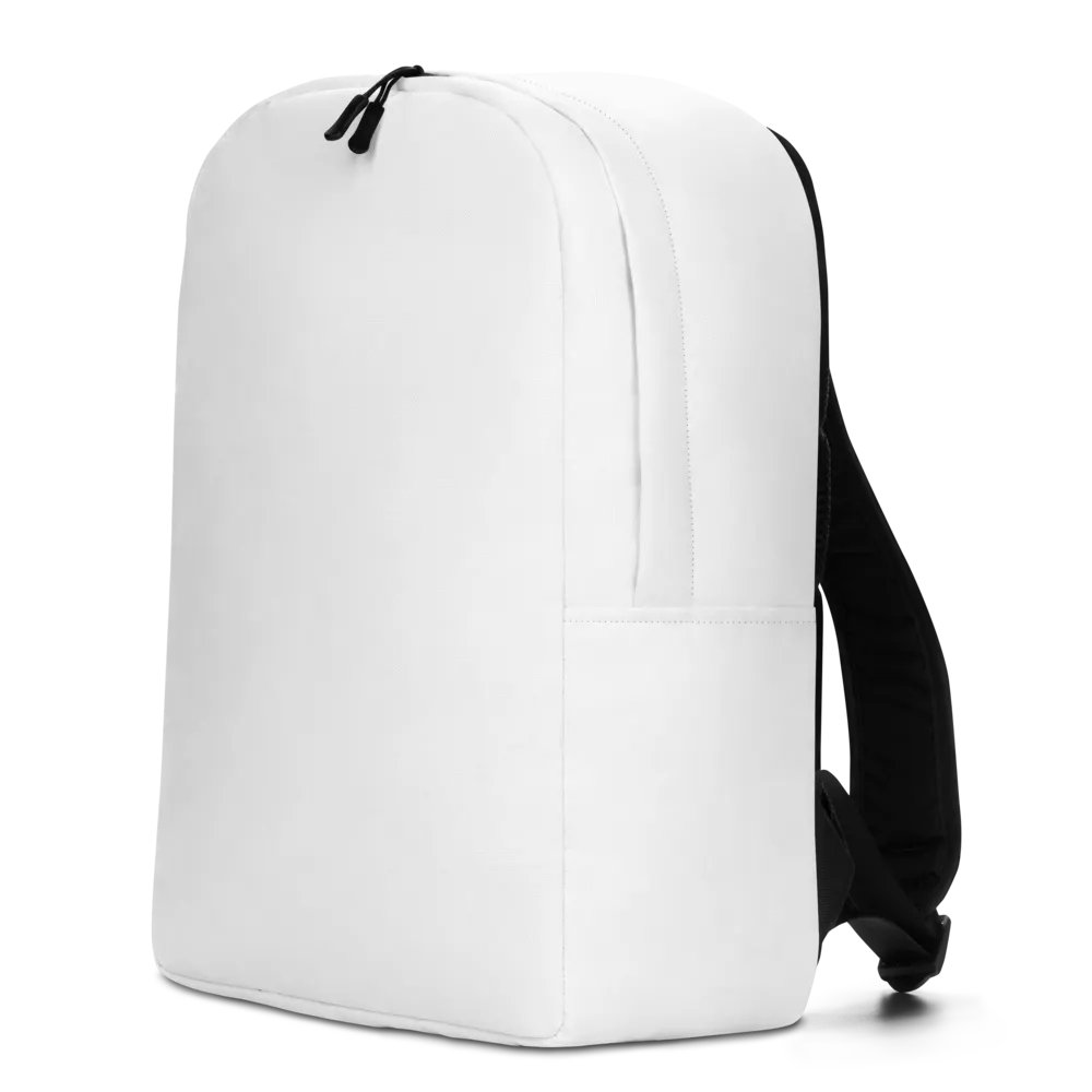 Zenith Minimalist All-Over Print Backpack - White product image (1)