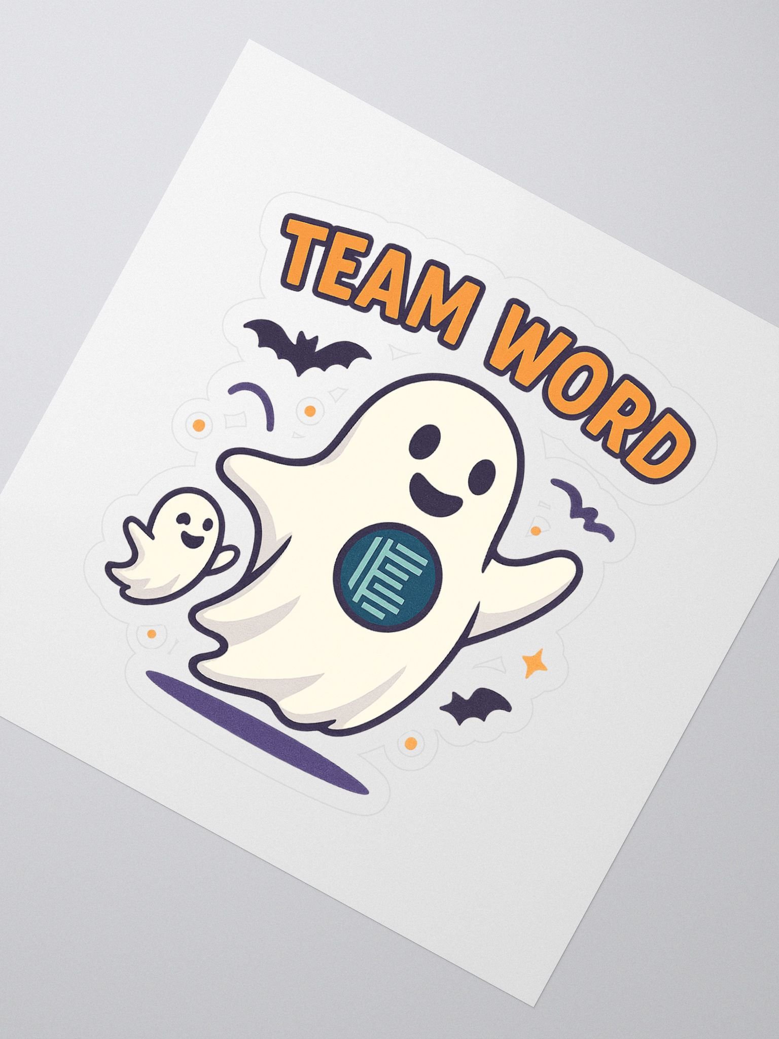 Team Word Kiss Cut Stickers product image (2)