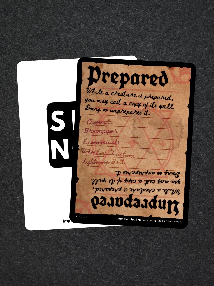 Prepared Spell Marker product image (1)