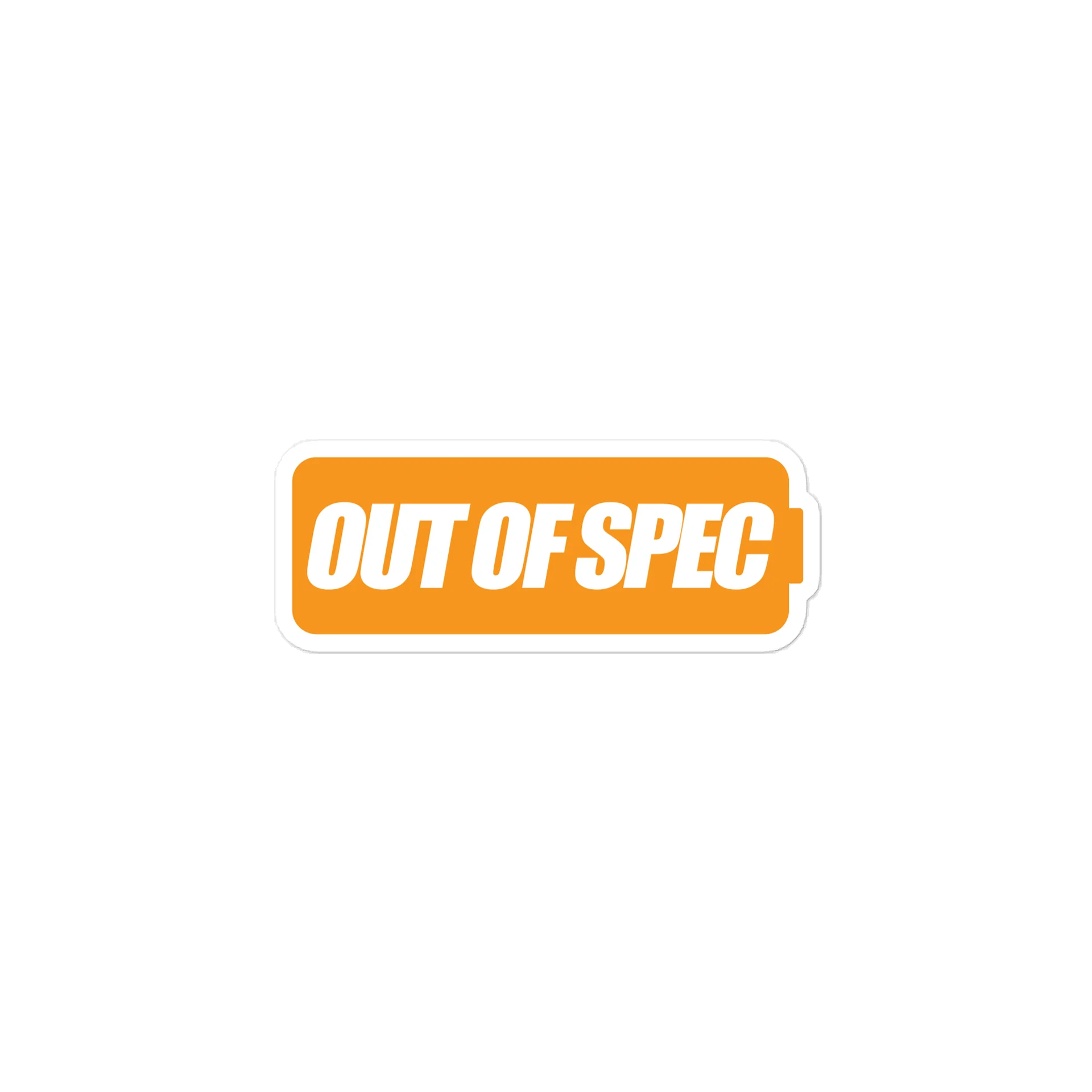 Out of Spec Battery Sticker product image (2)