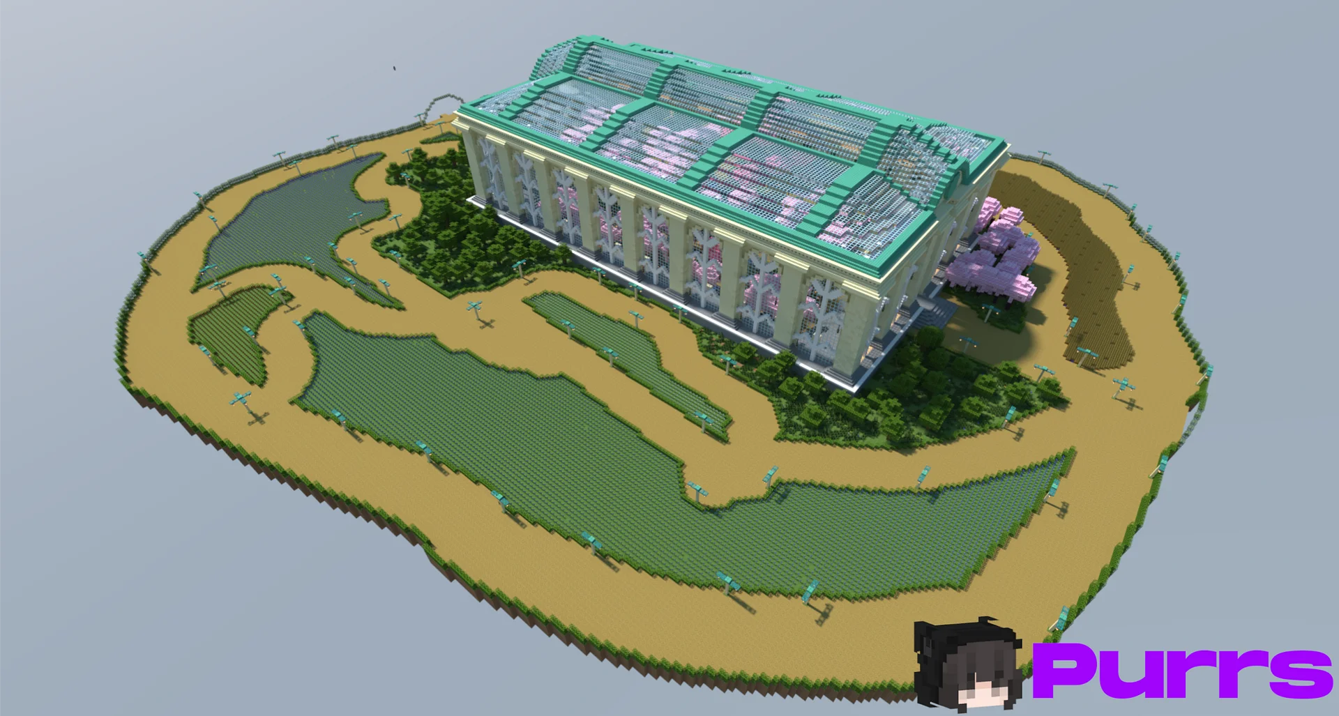 Neoclassical greenhouse | lobby | hub | decorative product image (9)