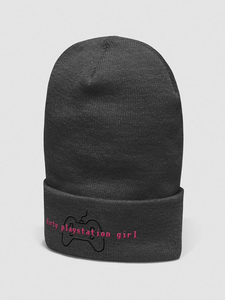 Dirty Playstation Girl Beanie (Pink & Black) product image (2)