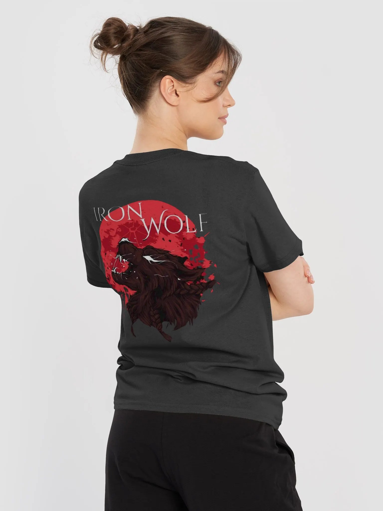 Iron Wolf Red Moon Tee product image (6)