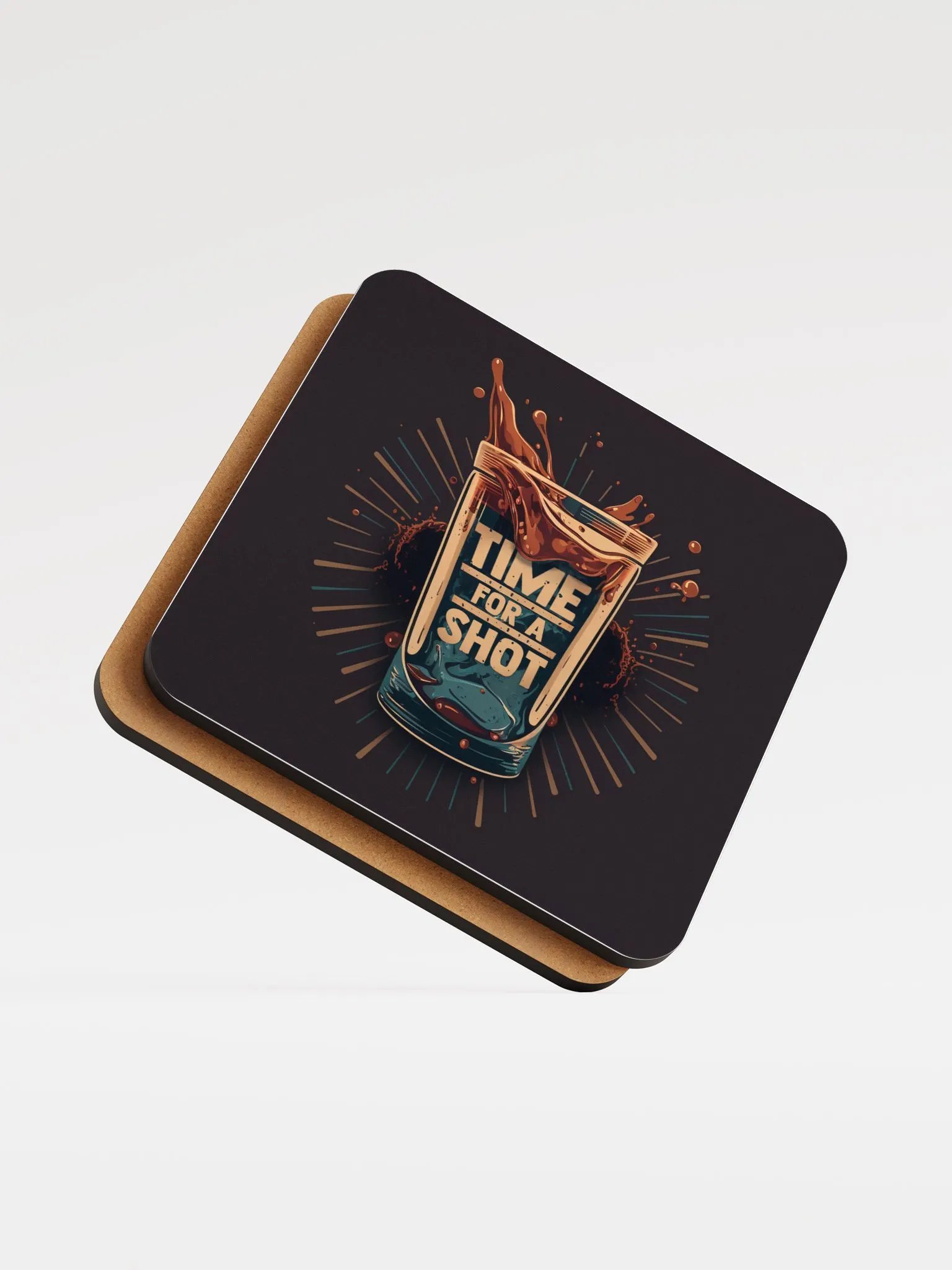 Time For a Shot Coaster product image (1)