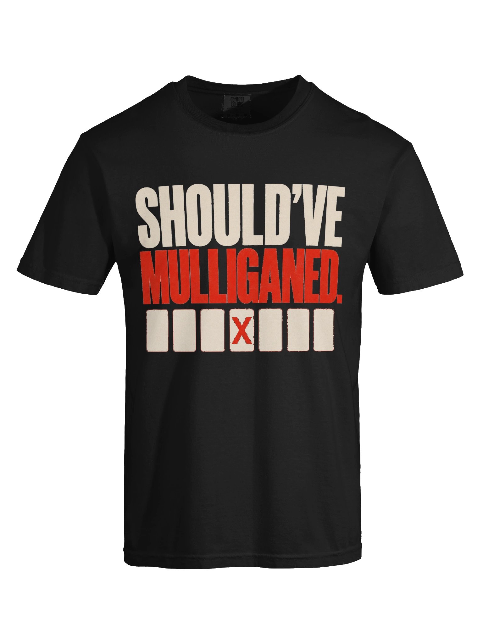SHOULD’VE MULLIGANED. — Heavyweight Commander Tee product image (5)