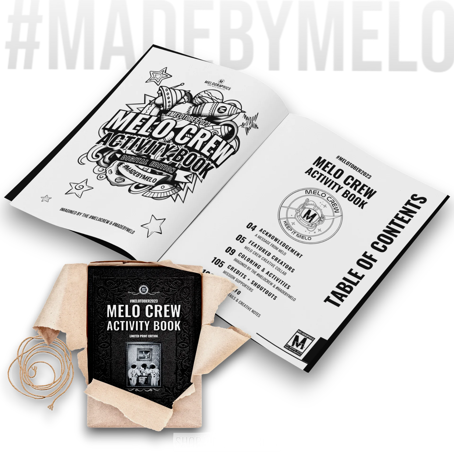 #MELOtober 2023 Melo Crew Activity Book - Print & Digital Bundle | #MadeByMELO product image (3)